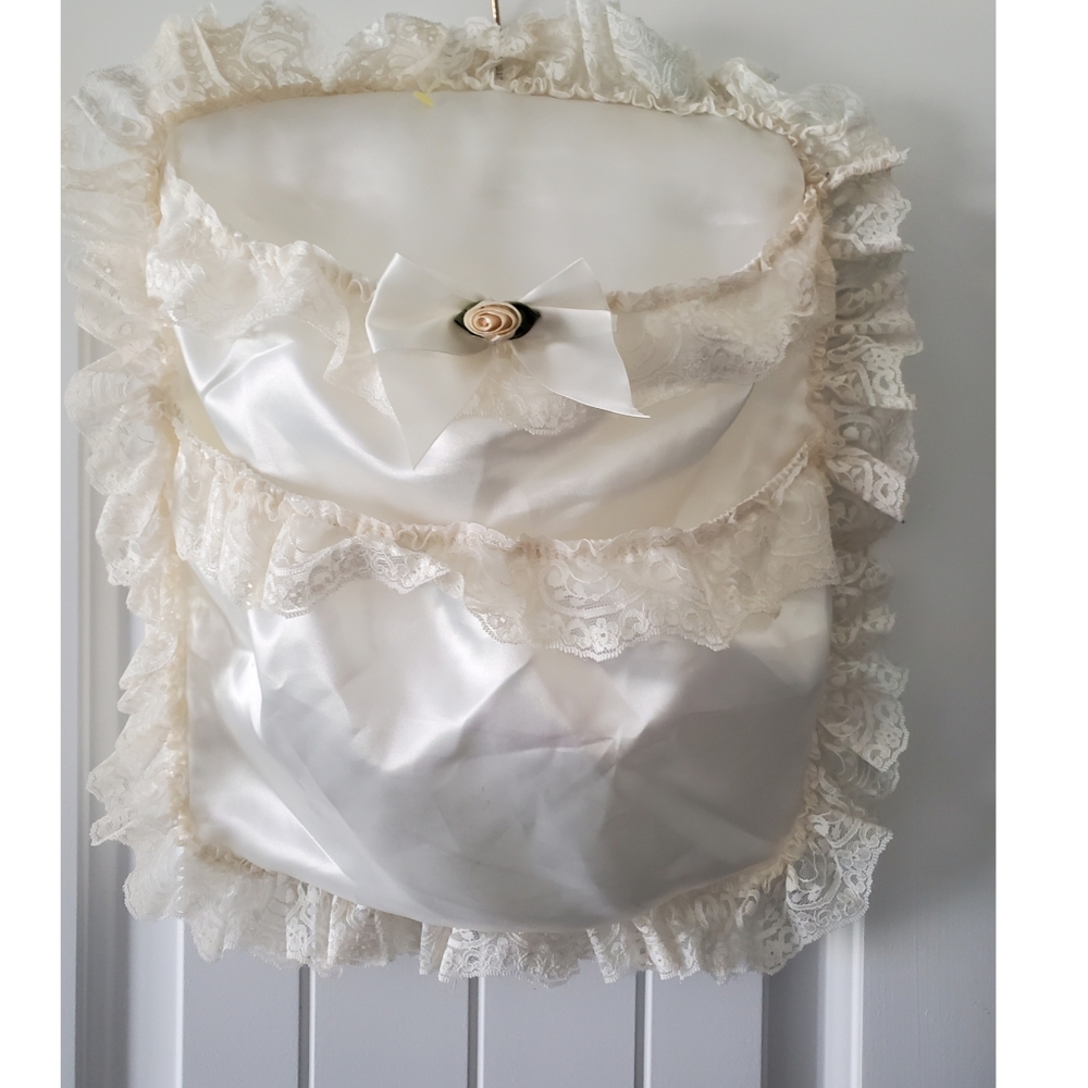 Vintage St. Michael baby lace hanger